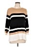 Liz Claiborne Color Block Tan Pullover Sweater Size L - photo 1