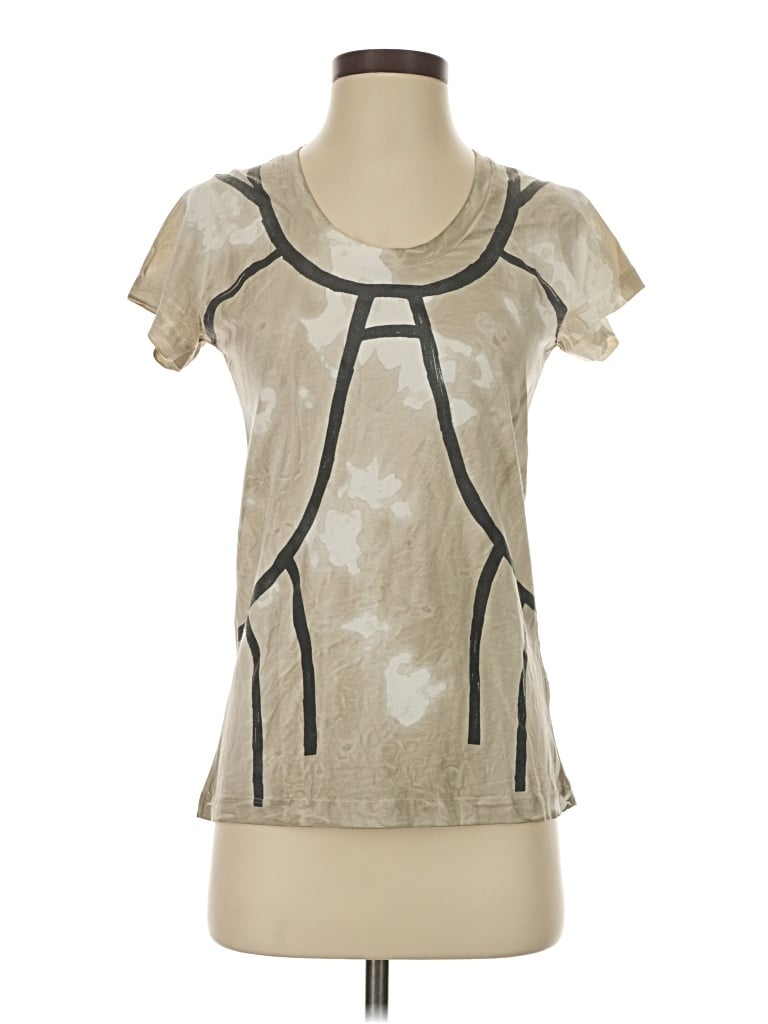 Pre-owned Diesel Short Sleeve T-shirt In Tan