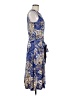 Kasper Paisley Blue Cocktail Dress Size 6 - photo 4
