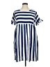 Sucrefas Stripes Blue Casual Dress Size XL - photo 1