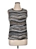 Kasper Silver Sleeveless T-Shirt Size XL - photo 1
