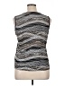 Kasper Silver Sleeveless T-Shirt Size XL - photo 2