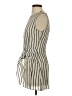 Zara Basic 100% Cupro Stripes Ivory Casual Dress Size XS - photo 5