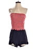 Lucca Couture Stripes Red Romper Size M - photo 1