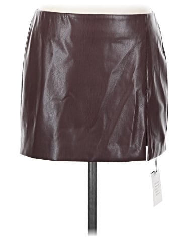 Lovers + Friends Faux Leather Skirt (view 1)