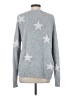 Splendid Stars Silver Pullover Sweater Size XS - photo 2