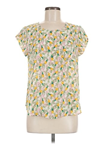 Lily White Short Sleeve Blouse (view 1)
