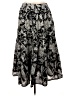 Isda & Co Paisley Black Casual Skirt Size 4 - photo 1