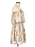 Glam Animal Print Ivory Cocktail Dress Size L - photo 4