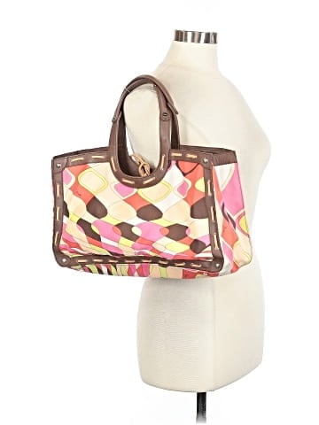 Emilio Pucci Vintage Leather Trim Tote (view 2)