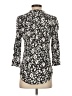 Monday Fun 100% Rayon Black 3/4 Sleeve Blouse Size S - photo 2