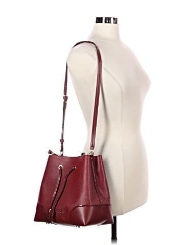 MICHAEL Michael Kors Leather Bucket Bag (view 2)