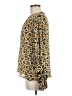Mittoshop 100% Polyester Animal Print Gold Long Sleeve Blouse Size M - photo 5