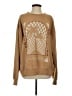Show Me Your Mumu Graphic Tan Pullover Sweater Size S - photo 1
