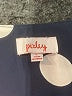 Pixley 100% Polyester Polka Dots Blue Sleeveless Blouse Size L - photo 7