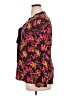 Isabel + Alice Orange Black Long Sleeve Blouse Size XL - photo 5