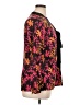 Isabel + Alice Orange Black Long Sleeve Blouse Size XL - photo 4