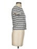 Uniqlo Stripes Silver Short Sleeve Turtleneck Size S - photo 4