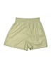 Topshop 100% Polyester Solid Green Athletic Shorts Size 4 - photo 1