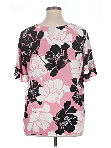 Worthington Short Sleeve Blouse (view 2)