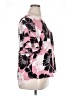 Worthington 100% Polyester Pink Short Sleeve Blouse Size XL - photo 4