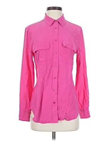 Equipment Long Sleeve Button-Down Shirt (view 1)
