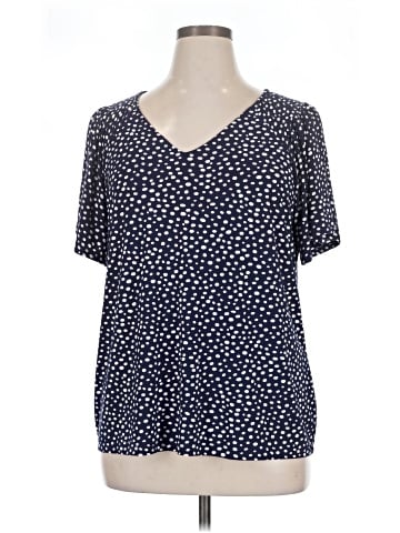 AK Anne Klein Short Sleeve Henley (view 1)