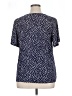 AK Anne Klein Polka Dots Blue Short Sleeve Henley Size 1X - photo 2