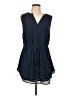 dip Solid Blue Casual Dress Size L - photo 1