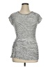 Max Studio Silver Short Sleeve T-Shirt Size XL - photo 1