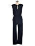 Espresso Solid Blue Jumpsuit Size L - photo 2