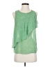 HD in Paris 100% Polyester Green Sleeveless Blouse Size 4 - photo 1