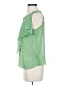 HD in Paris 100% Polyester Green Sleeveless Blouse Size 4 - photo 5