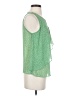 HD in Paris 100% Polyester Green Sleeveless Blouse Size 4 - photo 4
