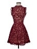 Alya 100% Polyester Burgundy Cocktail Dress Size XS - photo 1