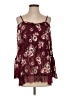 No Boundaries Burgundy Sleeveless Blouse Size 3X - photo 1