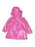 DKNY 100% Polyurethane Hearts Pink Raincoat 9-12 MO / 12 MO - photo 2