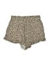 Blue Rain 100% Rayon Animal Print Gold Shorts Size L - photo 2