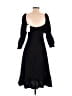 o.p.t Solid Black Cocktail Dress Size 4 - photo 2