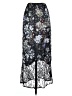 ASOS 100% Polyester Floral Black Formal Skirt Size 2 - photo 1
