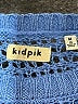 Kidpik 100% Acrylic Solid Blue Pullover Sweater Size 10 - photo 3