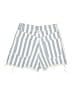 Express Stripes Blue Denim Shorts Size 00 - photo 2
