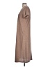 VOY Solid Brown Casual Dress Size L - photo 5