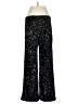 J. McLaughlin 100% Polyester Stars Black Casual Pants Size 8 - photo 2