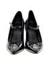 J.Crew 100% Leather Black Heels Size 9 1/2 - photo 2