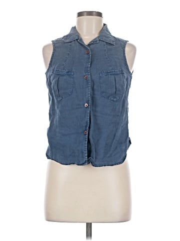 Superga Sleeveless Button-Down Shirt (view 1)