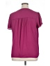 Monday Fun 100% Polyester Purple Short Sleeve Blouse Size XL - photo 2