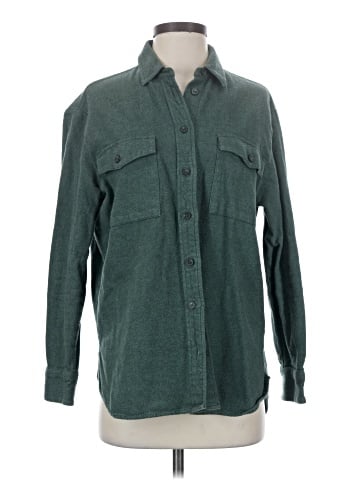 Madewell Flannel Flap-Pocket Oversized Ex-Boyfriend Shirt (view 1)