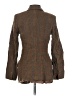 Faconnable Tweed Brown Wool Coat Size 2 - photo 2