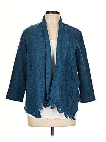 Kasper Wool Cardigan (view 1)